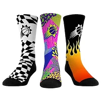 Unisex Rock Em Socks Phoenix Suns Team Vibes Three-Pack Crew Set