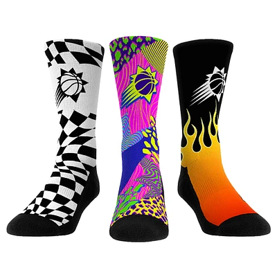 Unisex Rock Em Socks Phoenix Suns Team Vibes Three-Pack Crew Set