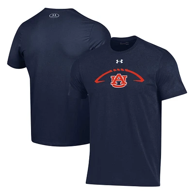 Men's Navy Auburn Tigers Football Icon T-Shirt