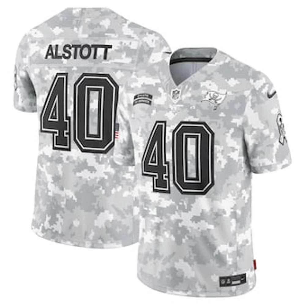 Men's Nike Mike Alstott Arctic Camo Tampa Bay Buccaneers 2024 Salute to Service Retired Player Limited Jersey