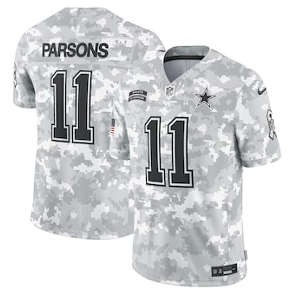 Men's Nike Micah Parsons Arctic Camo Dallas Cowboys 2024 Salute to Service Limited Jersey