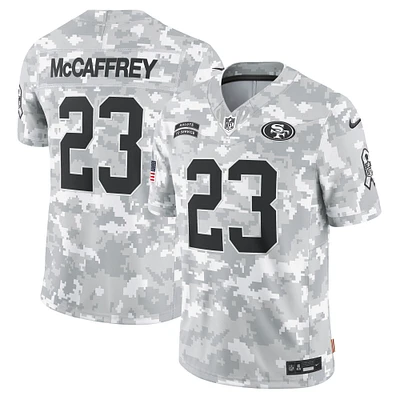 Men's Nike Christian McCaffrey Arctic Camo San Francisco 49ers 2024 Salute to Service Limited Jersey