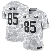 Men's Nike George Kittle Arctic Camo San Francisco 49ers 2024 Salute to Service Limited Jersey