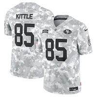 Men's Nike George Kittle Arctic Camo San Francisco 49ers 2024 Salute to Service Limited Jersey