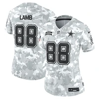 Women's Nike CeeDee Lamb Arctic Camo Dallas Cowboys 2024 Salute to Service Limited Jersey