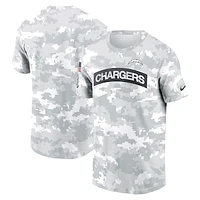 Men's Nike Arctic Camo Los Angeles Chargers 2024 Salute To Service Performance T-Shirt