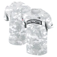 Men's Nike Arctic Camo New England Patriots 2024 Salute To Service Performance T-Shirt