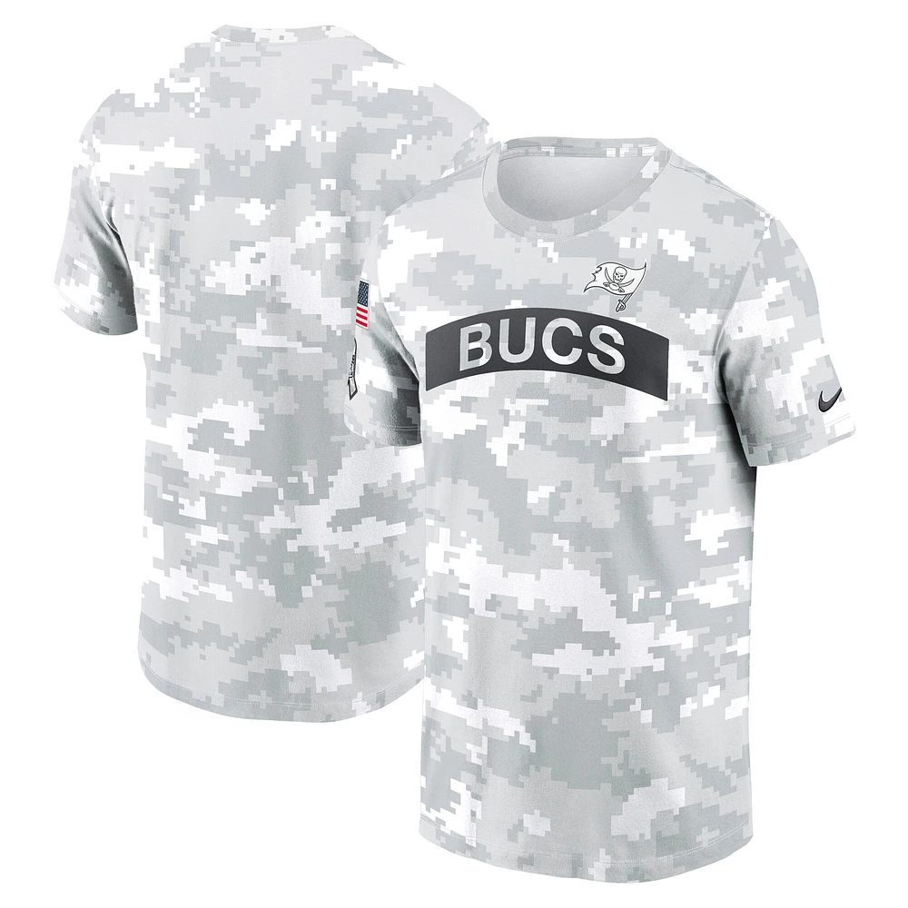 Men's Nike Arctic Camo Tampa Bay Buccaneers 2024 Salute To Service Performance T-Shirt