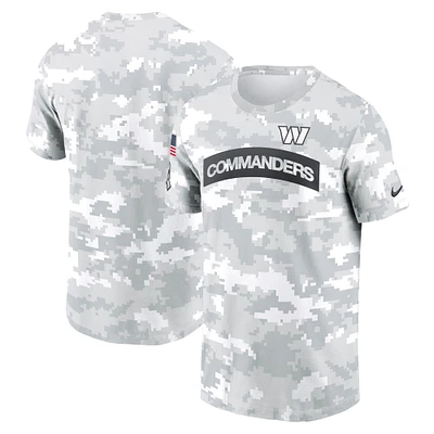 Men's Nike Arctic Camo Washington Commanders 2024 Salute To Service Performance T-Shirt