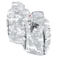 Men's Nike Arctic Camo Atlanta Falcons 2024 Salute to Service Club Fleece Pullover Hoodie