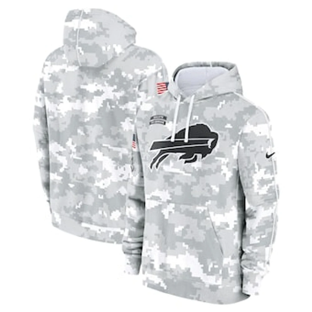 Men's Nike Arctic Camo Buffalo Bills 2024 Salute To Service Big & Tall Club Fleece Pullover Hoodie