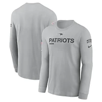 Men's Nike New England Patriots Salute To Service Long Sleeve T-Shirt