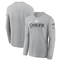 Men's Nike Kansas City Chiefs Salute To Service Long Sleeve T-Shirt