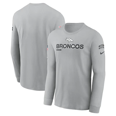 Men's Nike Denver Broncos Salute To Service Long Sleeve T-Shirt