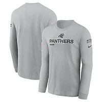 Men's Nike Carolina Panthers Salute To Service Long Sleeve T-Shirt