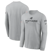 Men's Nike Carolina Panthers Salute To Service Long Sleeve T-Shirt