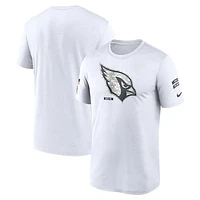 Men's Nike White Arizona Cardinals 2024 Salute To Service Legend Performance T-Shirt