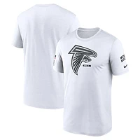 Men's Nike White Atlanta Falcons 2024 Salute To Service Legend Performance T-Shirt