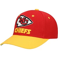 Youth Mitchell & Ness Red Kansas City Chiefs All In 2.0 Adjustable Hat