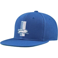 Youth Mitchell & Ness Blue Detroit Lions Gridiron Classics Ground Snapback Hat