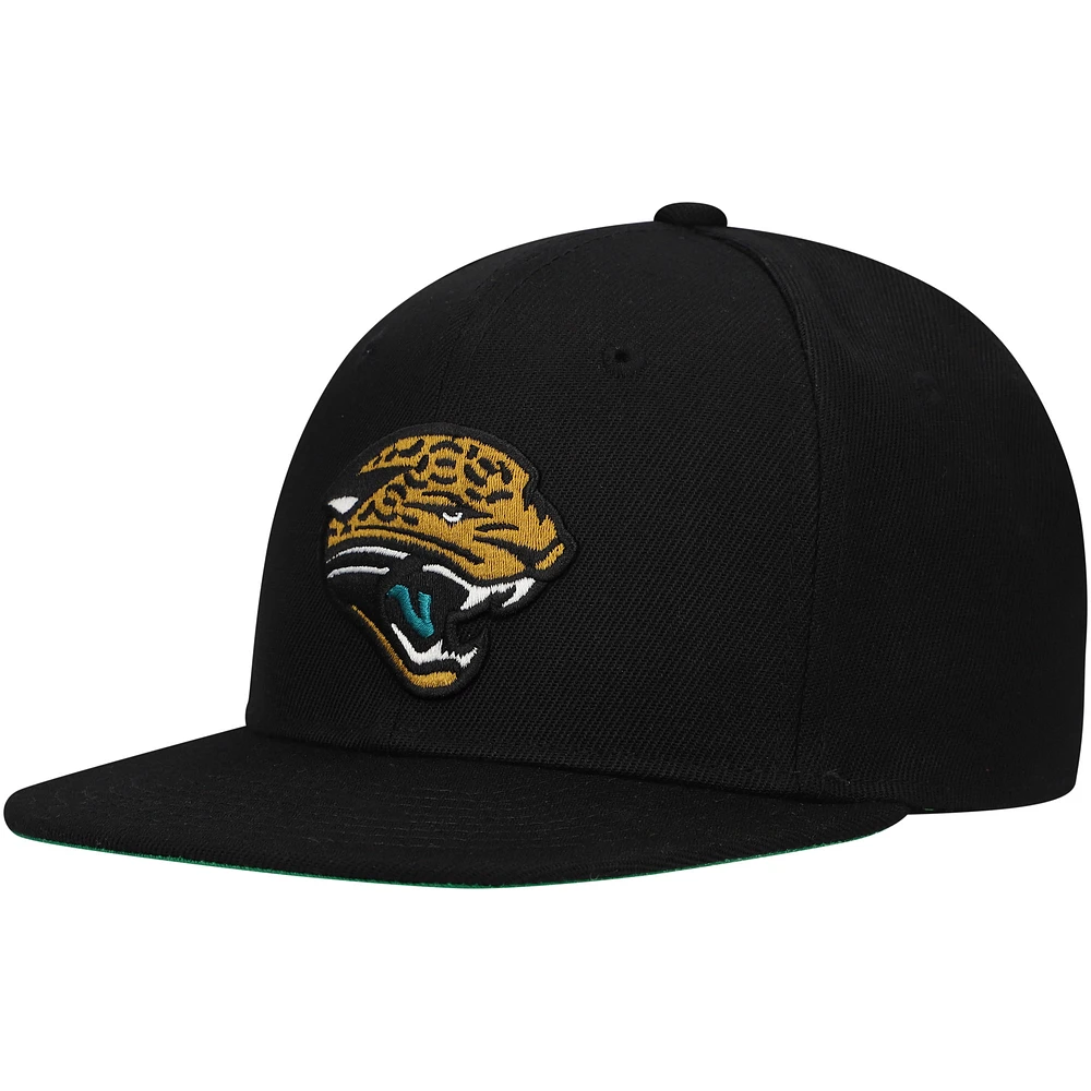 Youth Mitchell & Ness Teal Jacksonville Jaguars Gridiron Classics Ground Snapback Hat