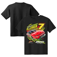 Youth JR Motorsports Official Team Apparel  Black Justin Allgaier Car T-Shirt