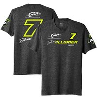 Men's JR Motorsports Official Team Apparel  Heather Black Justin Allgaier Xtreme T-Shirt