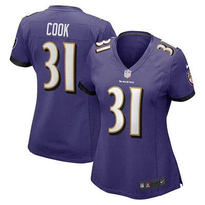 Women's Nike Dalvin Cook  Purple Baltimore Ravens Game Jersey