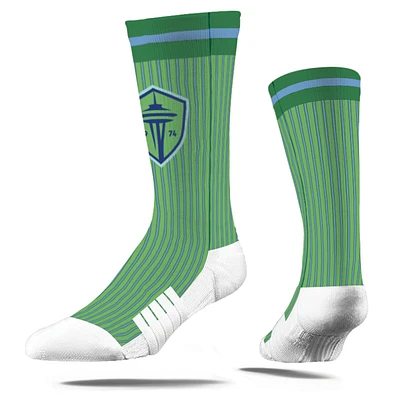 Unisex Strideline Green Seattle Sounders FC 2024 Jersey Hook Premium Crew Socks