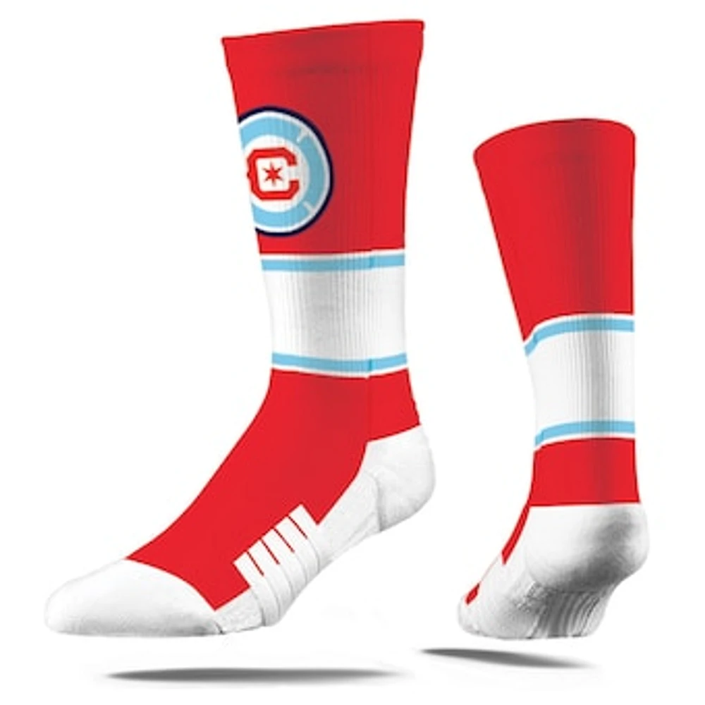 Unisex Strideline Red Chicago Fire 2024 Jersey Hook Premium Crew Socks