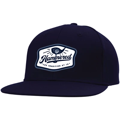 Unisex Ahead Navy WM Phoenix Open Hammered Fox Snapback Hat