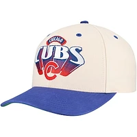 Men's Mitchell & Ness Cream Chicago Cubs Horizon Pro Crown Snapback Hat