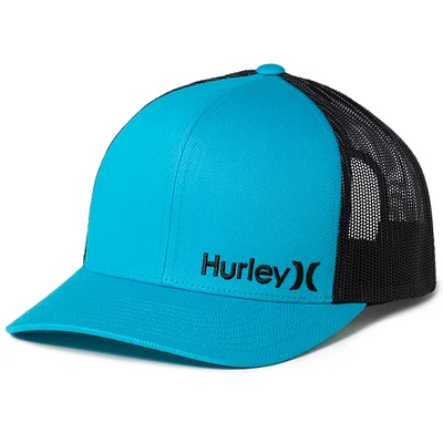 Men's Hurley Teal/Black Corp Staple Trucker Adjustable Hat