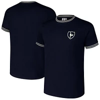 Men's  Navy Tottenham Hotspur Goal Line Ringer T-Shirt