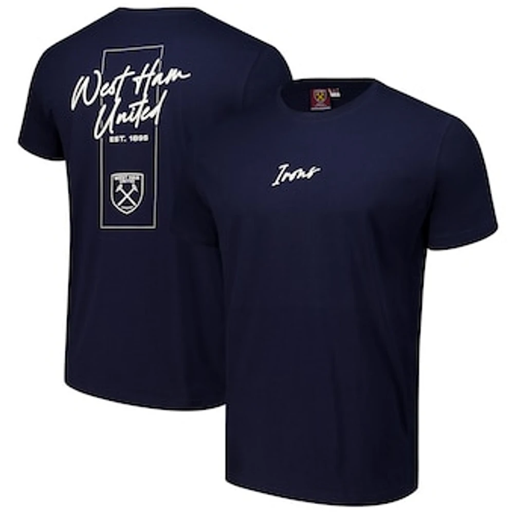 Men's Navy West Ham United Streetwear T-Shirt