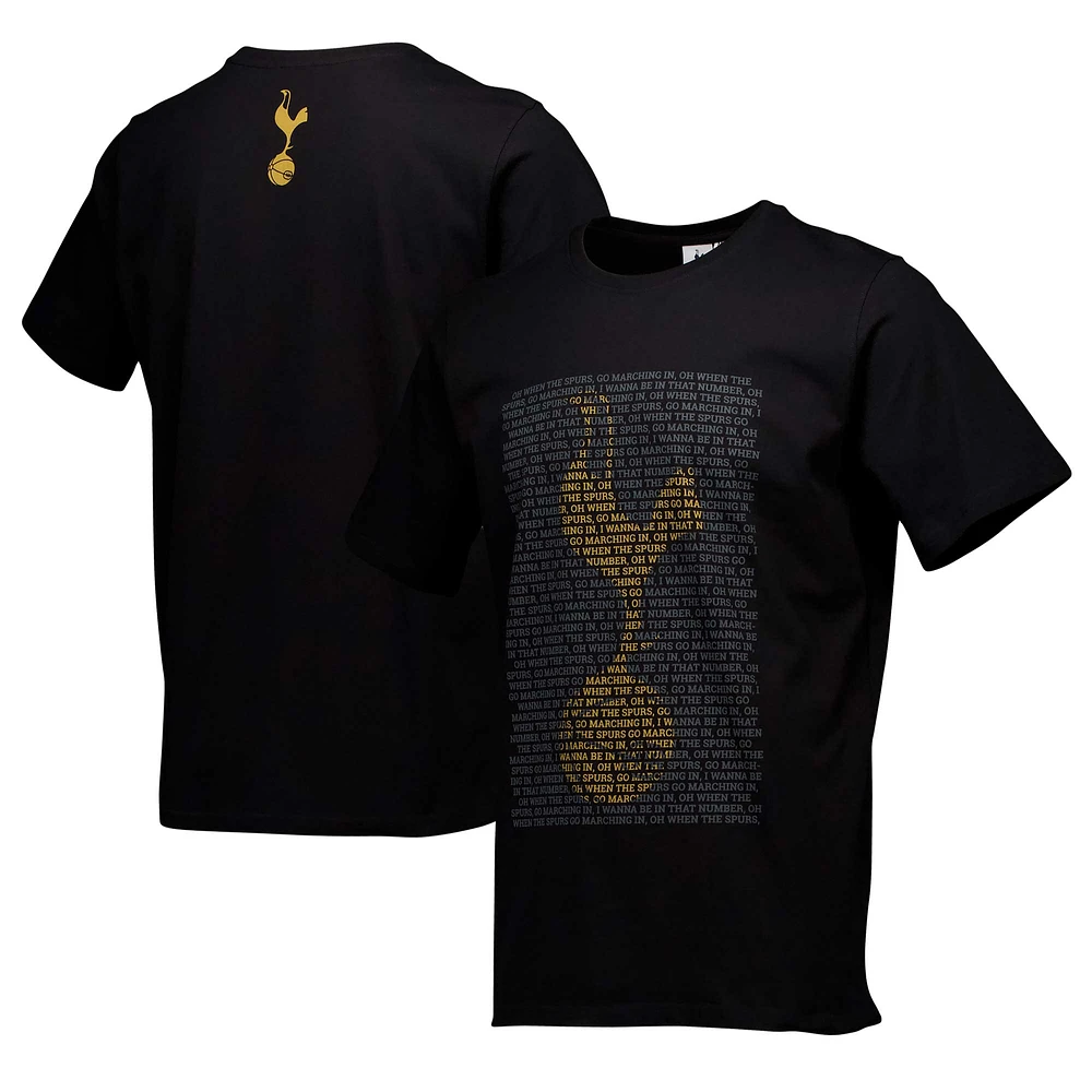 Men's Black Tottenham Hotspur Inspiration T-Shirt