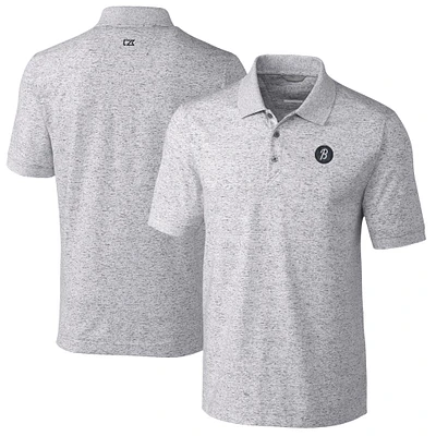 Men's Cutter & Buck Gray Baltimore Orioles City Connect Advantage Space Dye Tri-Blend Polo