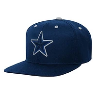 Youth Navy Dallas Cowboys Team Color Pop Snapback Hat