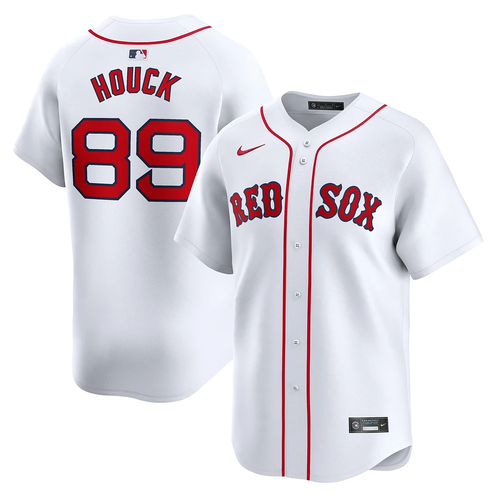 Men's Nike Tanner Houck White Boston Red Sox Home Limited Player Jersey