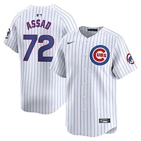 Men's Nike Javier Assad White Chicago Cubs Home Limited Player Jersey