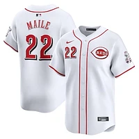 Men's Nike Luke Maile White Cincinnati Reds Home Limited Player Jersey