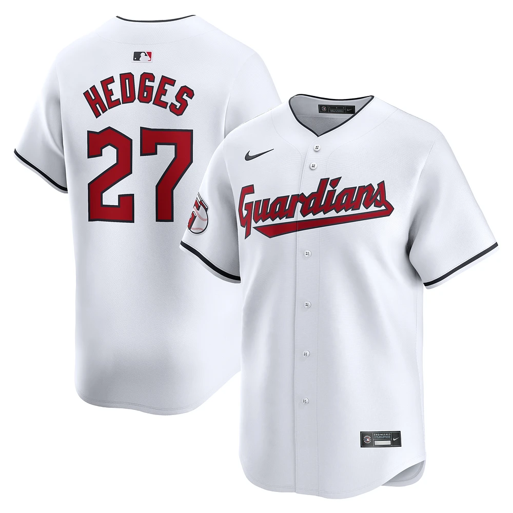 Men's Nike Austin Hedges White Cleveland Guardians Home Limited Player Jersey