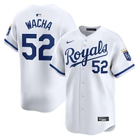 Men's Nike Michael Wacha White Kansas City Royals Home Limited Player Jersey