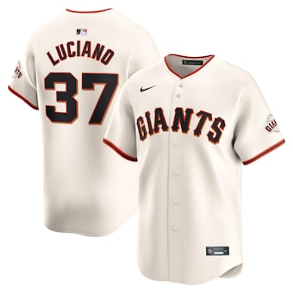 Men's Nike Marco Luciano Cream San Francisco Giants Home Limited Player Jersey