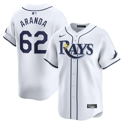 Men's Nike Jonathan Aranda White Tampa Bay Rays Home Limited Player Jersey