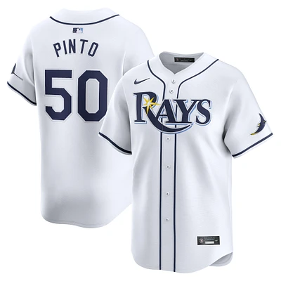 Men's Nike Rene Pinto White Tampa Bay Rays Home Limited Player Jersey