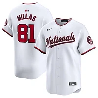 Men's Nike Drew Millas White Washington Nationals Home Limited Player Jersey