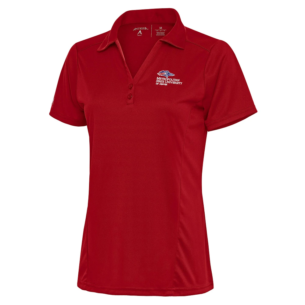 Women's Antigua MSU Denver Roadrunners Tribute Polo