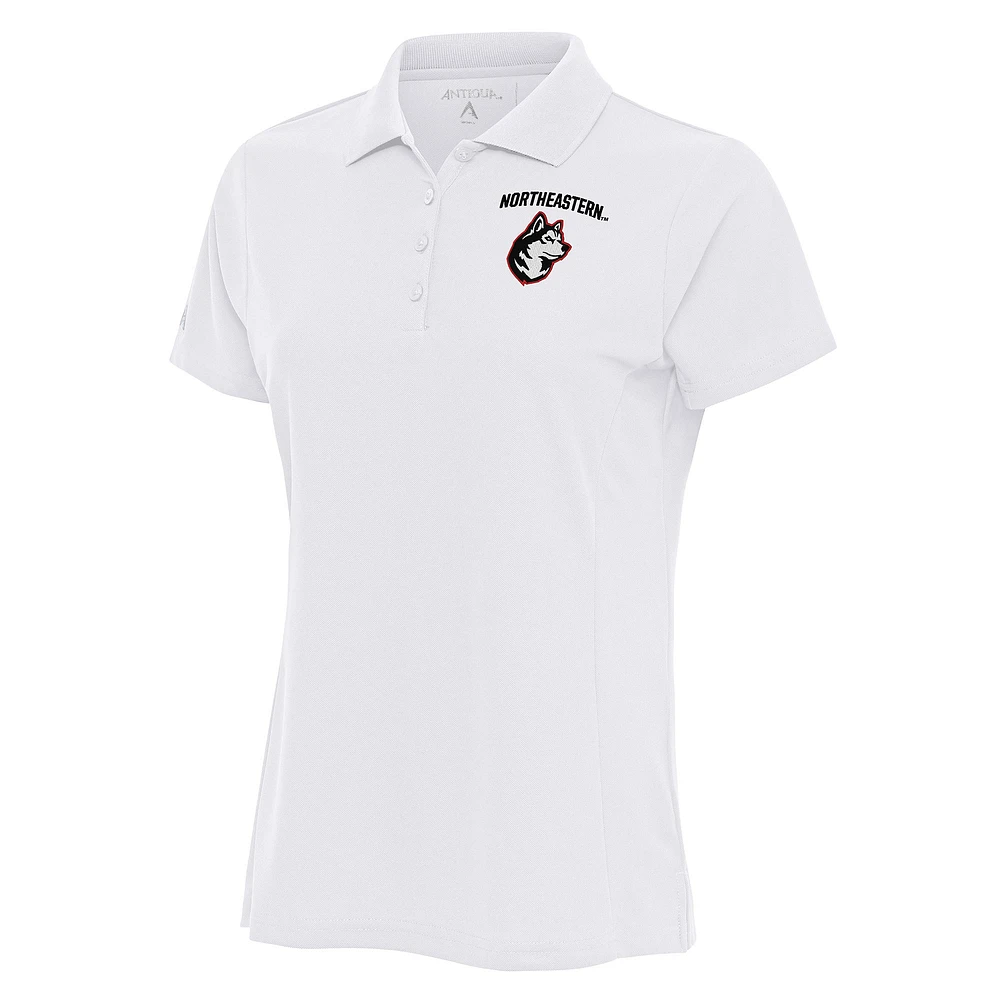 Women's Antigua Northeastern Huskies Legacy Pique Polo