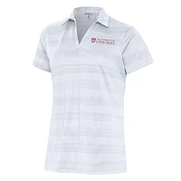 Women's Antigua White UChicago Maroons Compass Polo